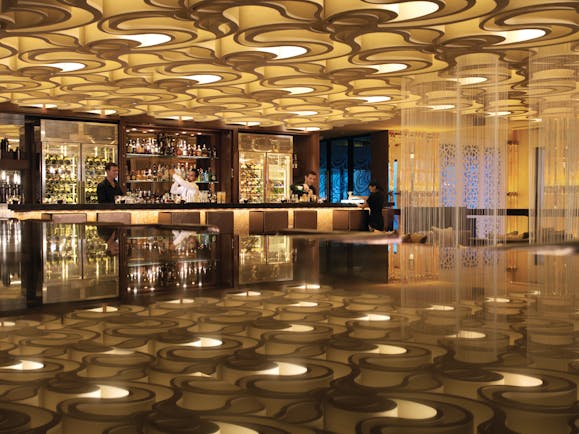 Fairmont the Palm Dubai lobby bar area