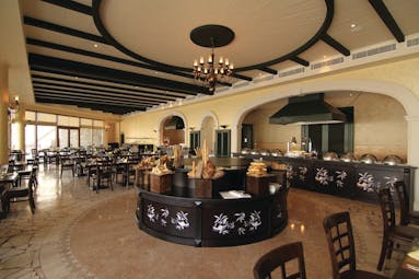Palm Tree Court Jebel Ali Dubai restaurant large indoor dining room