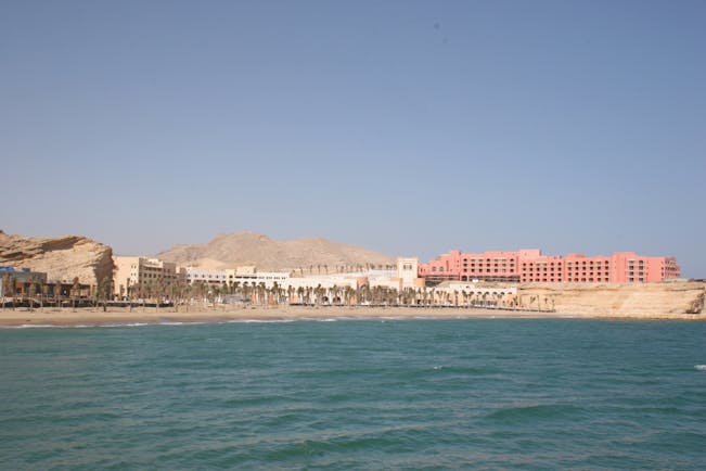 View of hotel from sea 