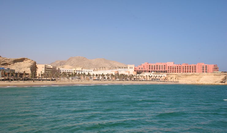 View of hotel from sea 