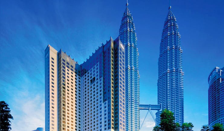 Mandarin Oriental Kuala Lumpur city two towers skyrise city views