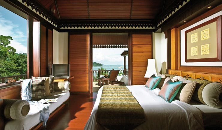 Pangkor Laut Malaysia hill villa interior bed private terrace modern décor