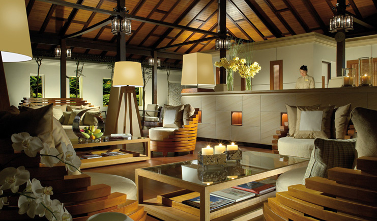 Pangkor Laut Malaysia reception desk indoor seating chic modern décor