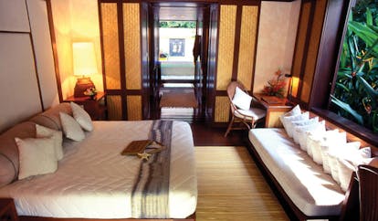 Pangkor Laut Malaysia spa villa bedroom bed modern décor