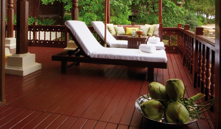 Tanjong Jara Malaysia balcony private outdoor seating area 