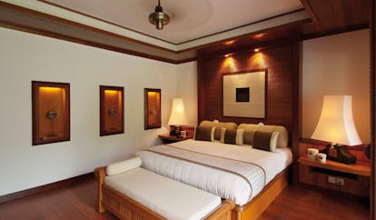 Tanjong Jara Malaysia Bumbung room bed ottoman modern décor