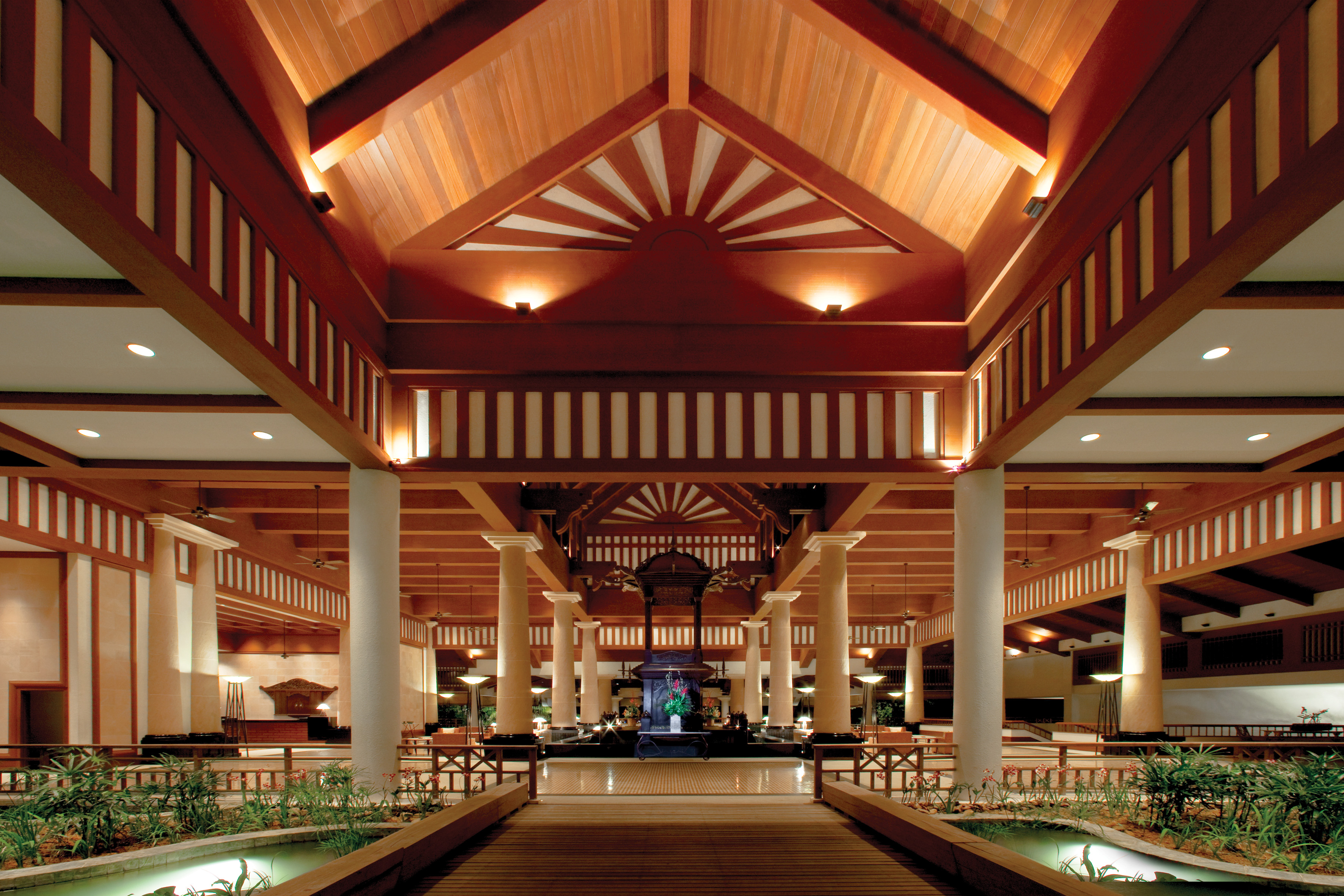 The Andaman Langkawi Malaysia entrance grand authentic décor