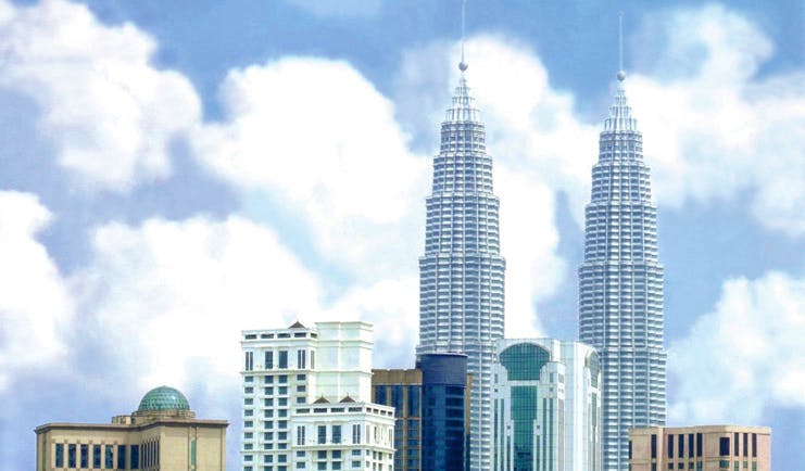 Ritz Carlton Kuala Lumpur exterior Kuala Lumpur skyline