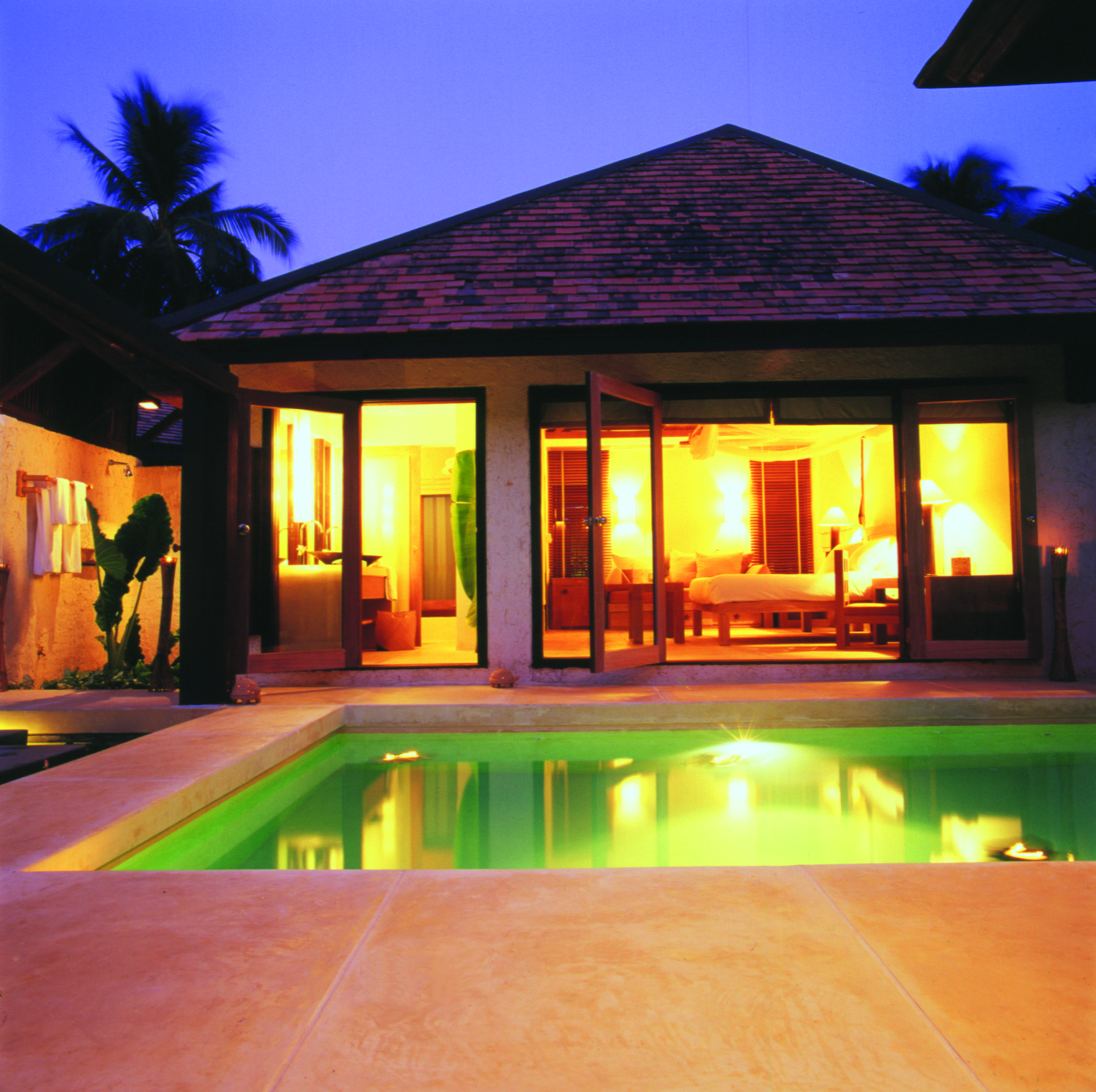 Evason Hua Hin Resort Thailand pool villa exterior bungalow private pool outdoor shower