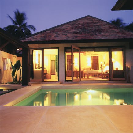 Evason Hua Hin Resort Thailand pool villa exterior bungalow private pool outdoor shower