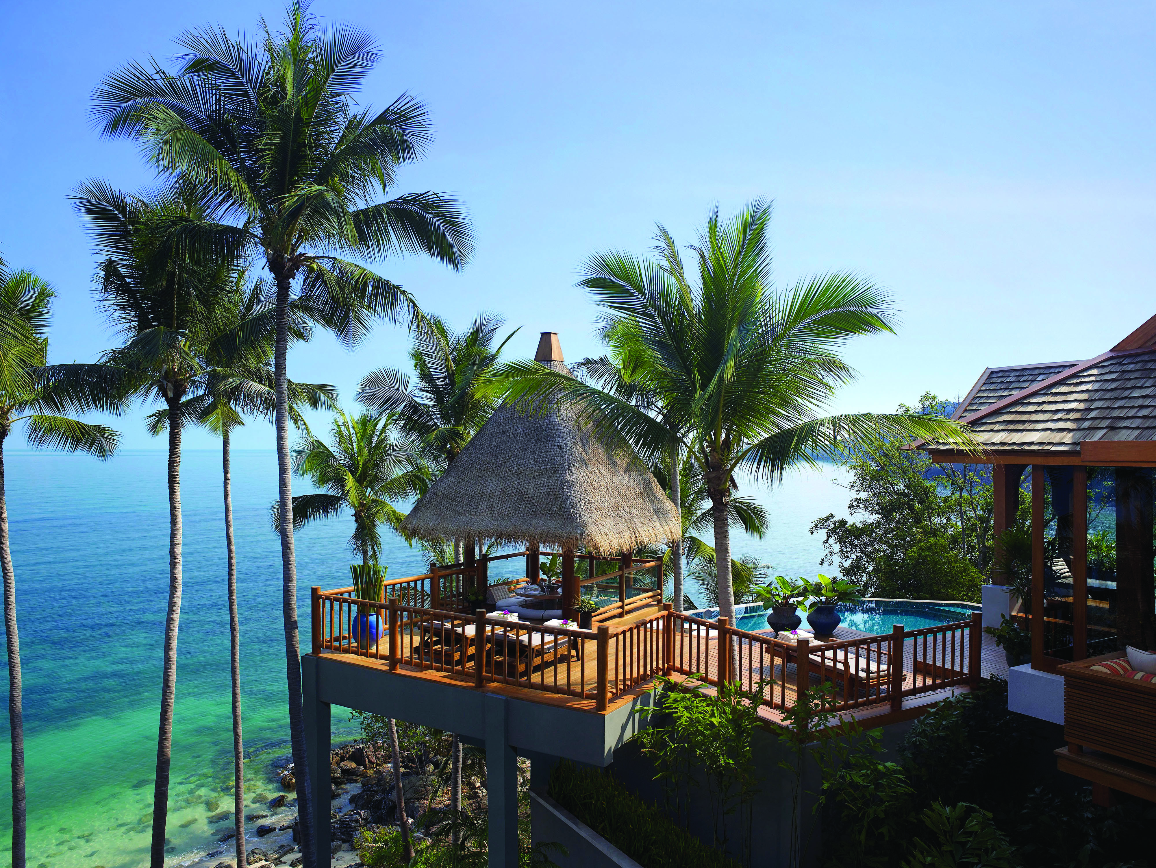 Four Seasons Koh Samui Thailand villa exterior pool terrace dining pavilion