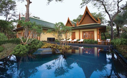 Hyatt Regency Hua Hin Thailand presidential villa exterior private pool sun loungers