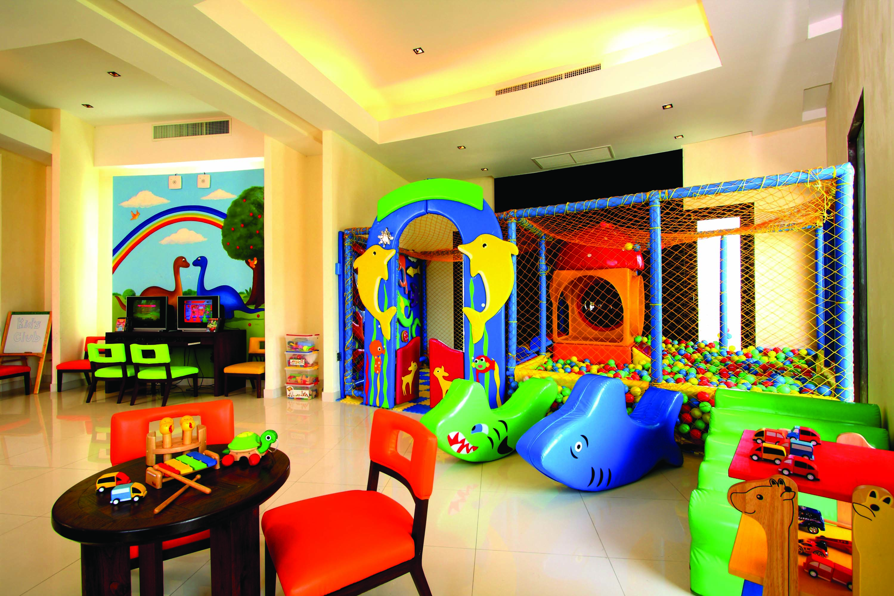 Vijitt Resort Thailand kids club indoor play area ball pit toys 