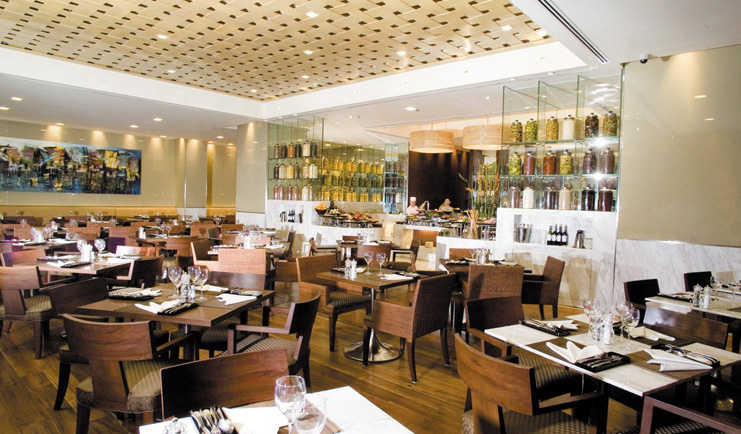 Caravelle Hotel Vietnam restaurant Nineteen indoor dining room modern decor
