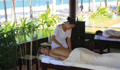 Evason Ana Mandara Resort Vietnam massage in spa with ocean view