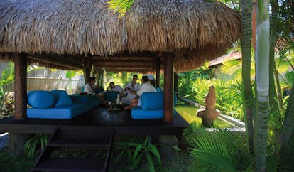 Evason Ana Mandara Resort Vietnam Sala spa outdoor spa area pond and gardens