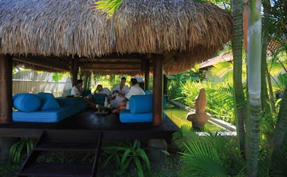 Evason Ana Mandara Resort Vietnam Sala spa outdoor spa area pond and gardens