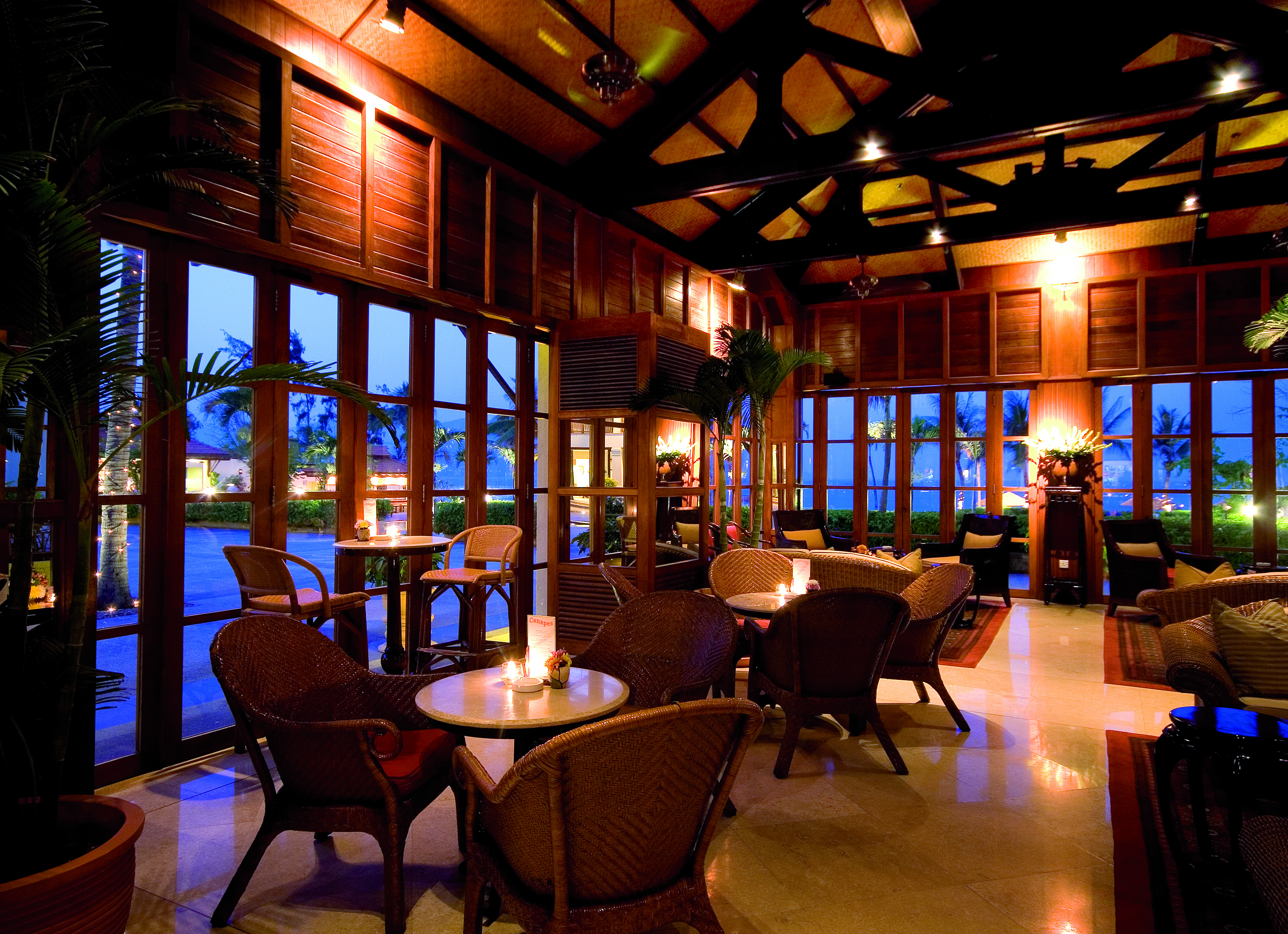 Furama Resort Vietnam restaurant indoor dining area authentic décor