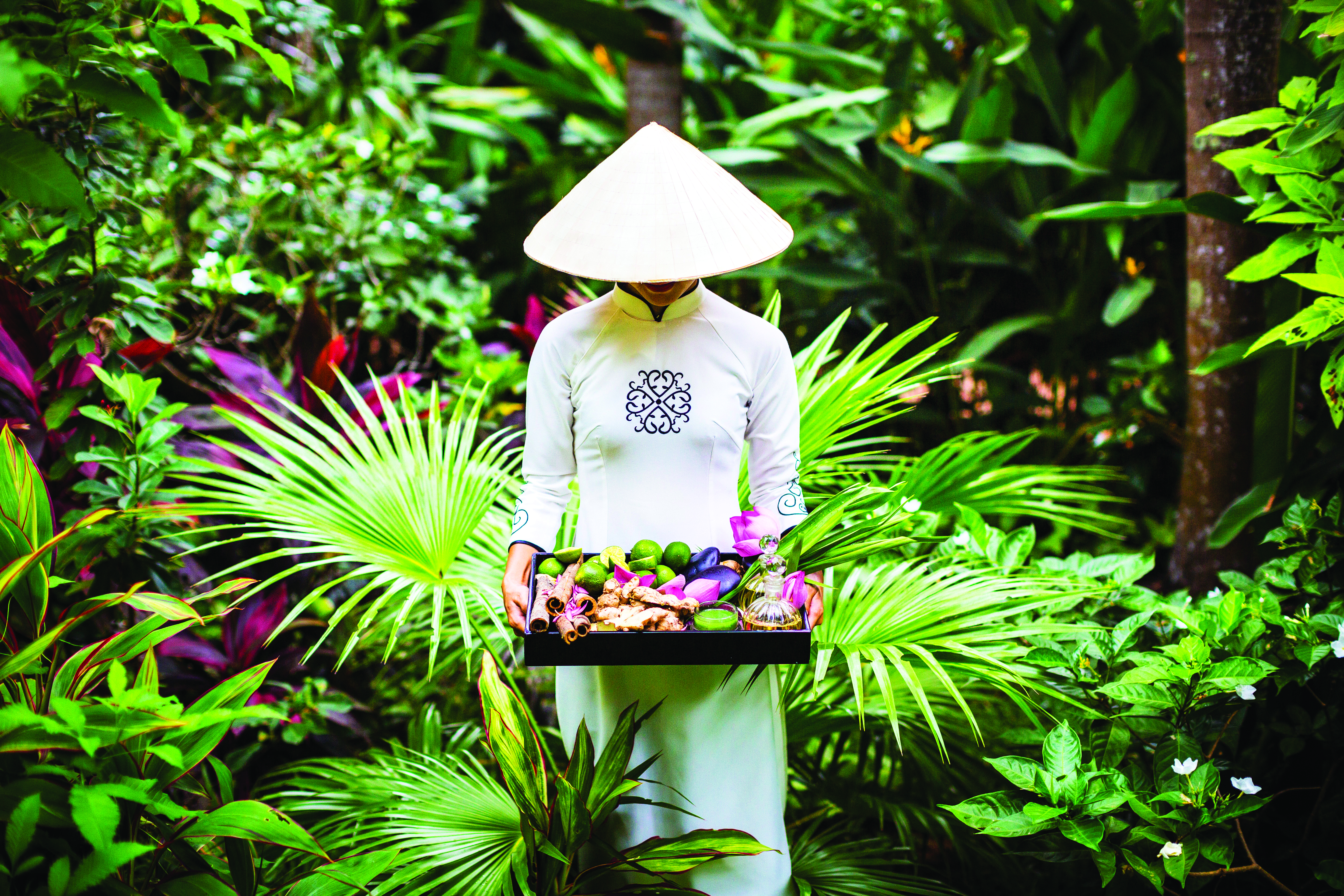 La Veranda Vietnam traditional welcome