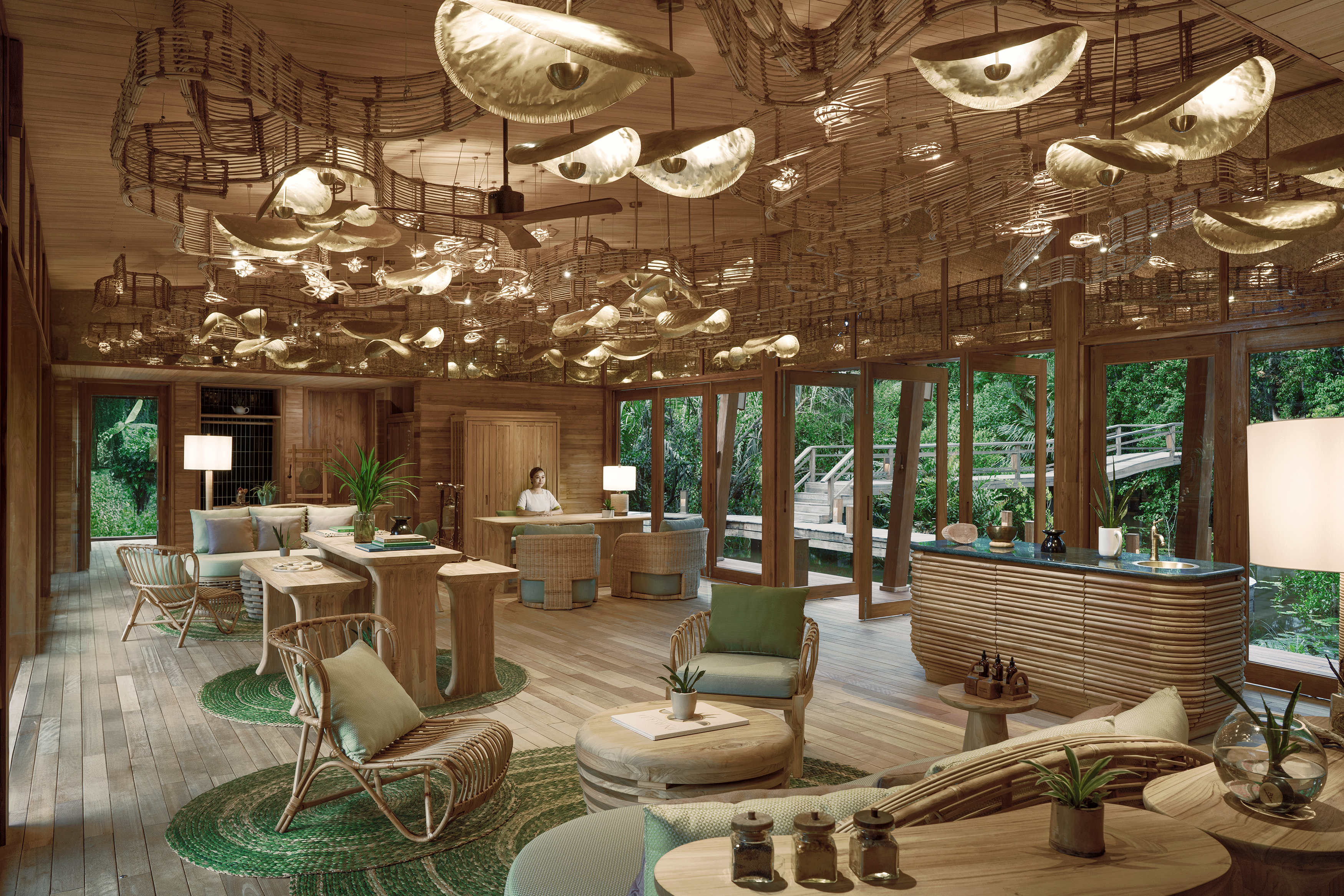 Six Senses Con Dao Spa Reception Area