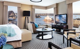 Four Seasons New South Wales and Sydney bedroom with view of the opera house