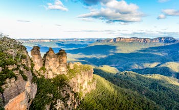 Three Sisters rock formation, Blue Mountains in New South Wales