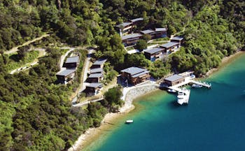 Aerial view of the hotel 
