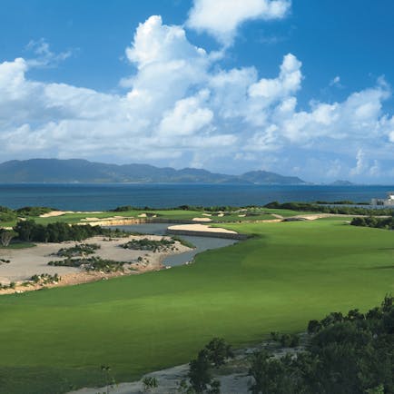 Cuisinart Anguilla golf course overlooking ocean