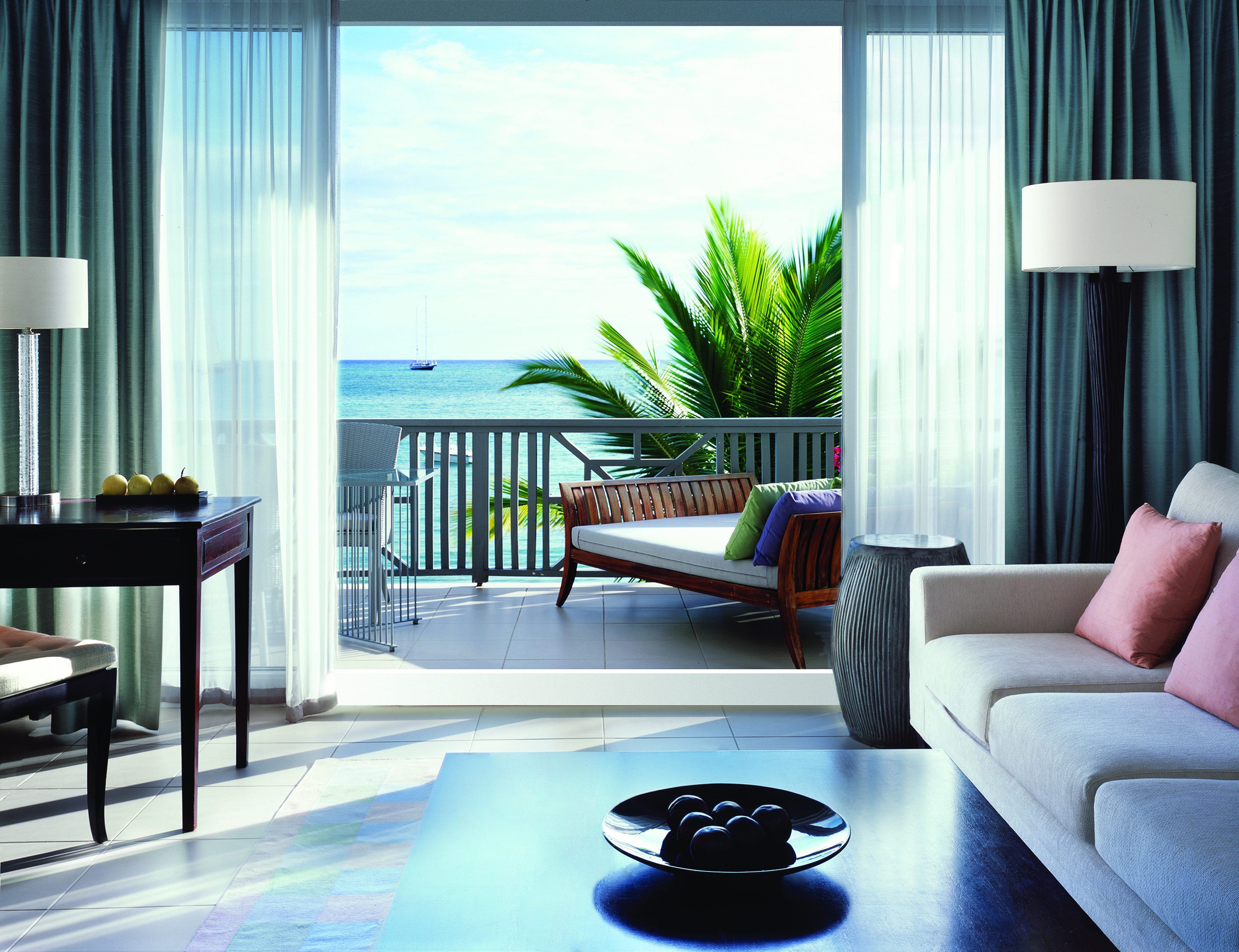 Carlisle Bay Antigua carlisle suite terrace with ocean views