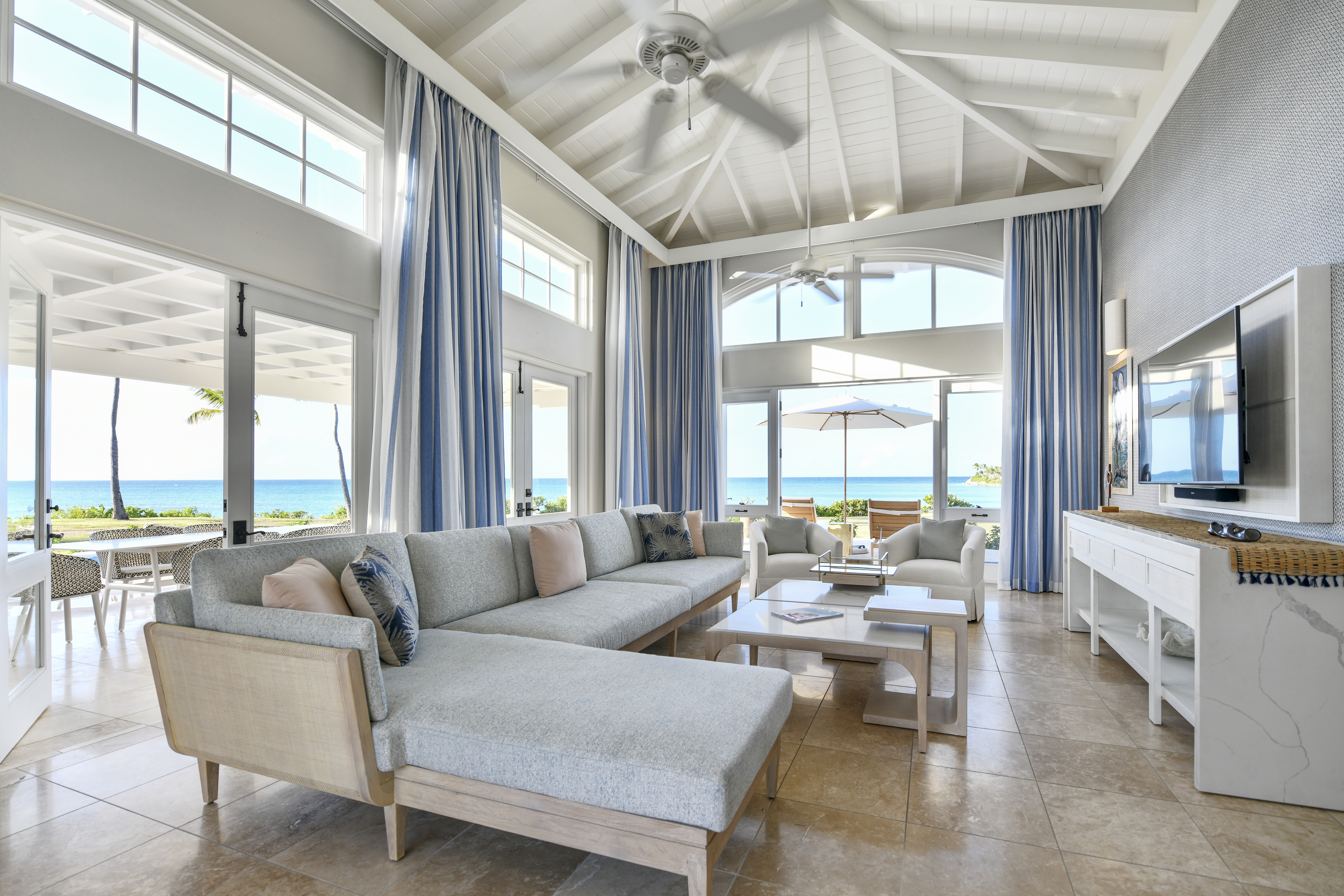 Jumby Bay Estate Suite Living Room
