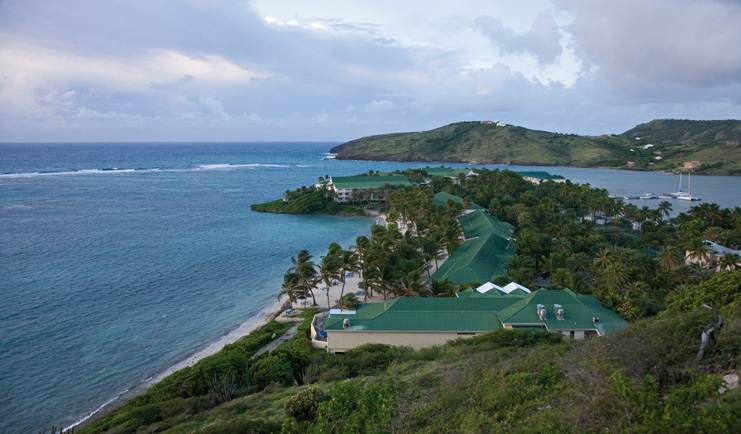 St James's Club Antigua aerial shot of resort