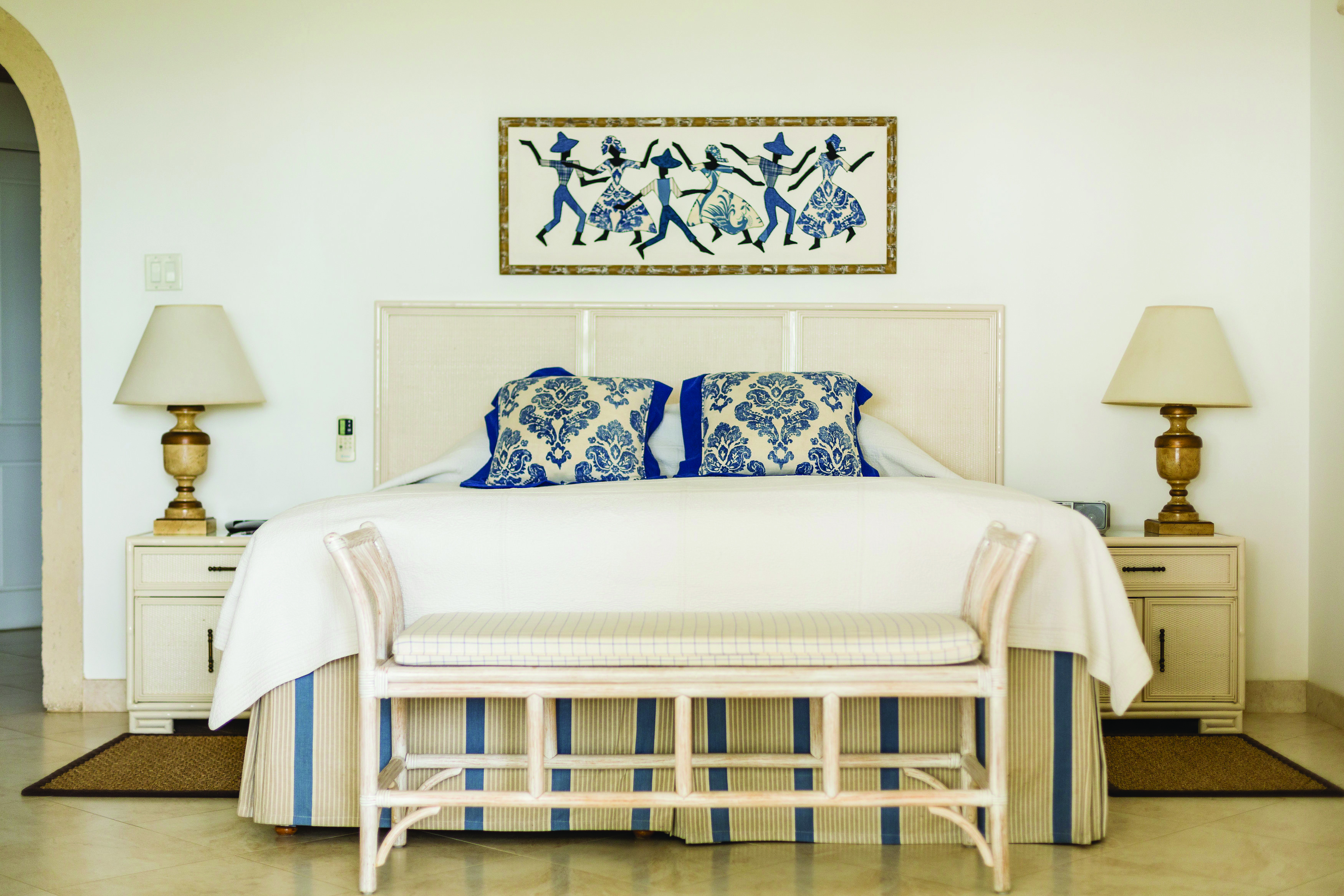 Coral Reef Club Barbados luxury junior suite double bed 