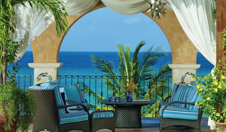 Little Arches Barbados pool deck lounge views of ocean