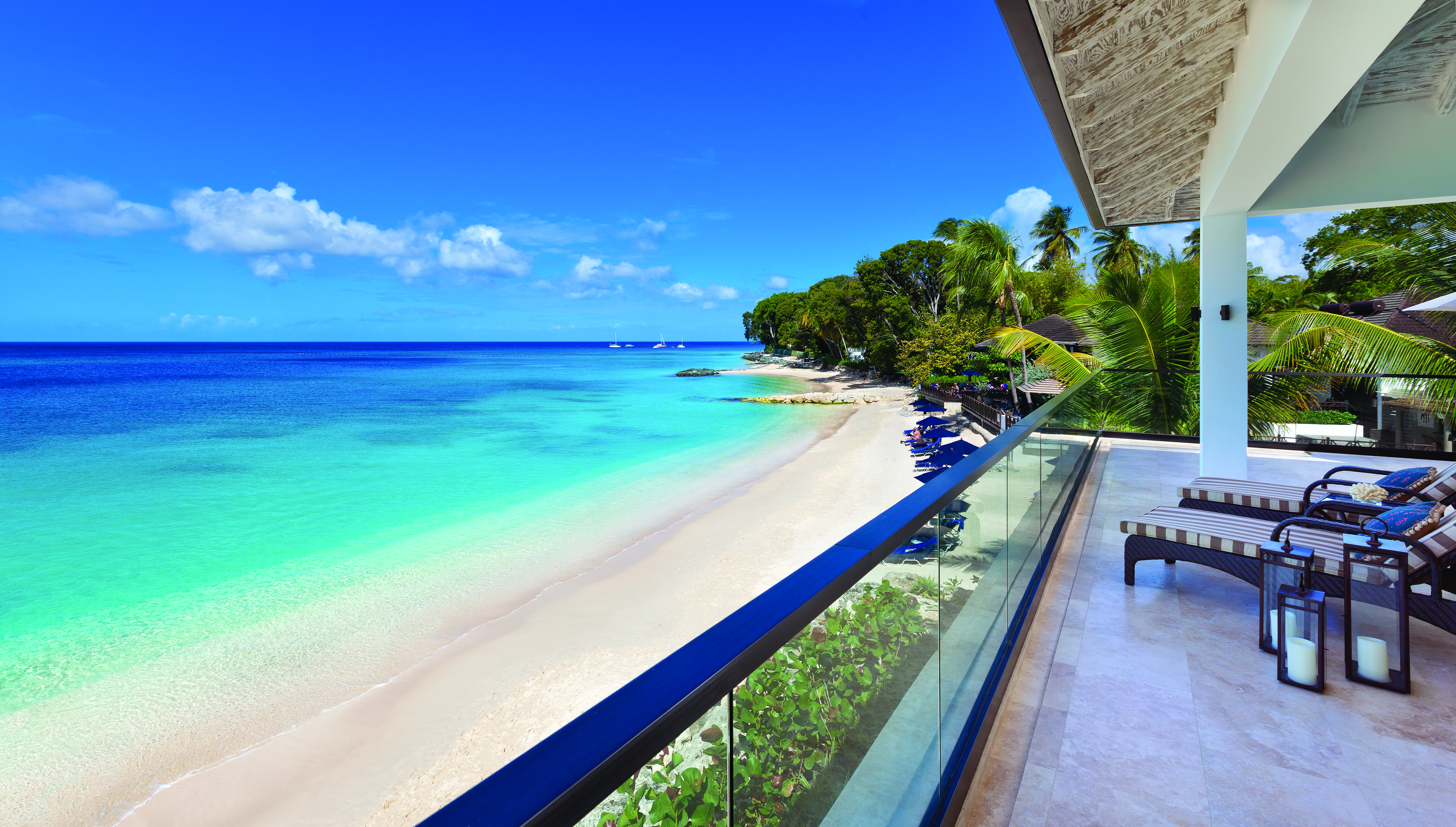 Sandpiper Barbados balcony overlooking beach