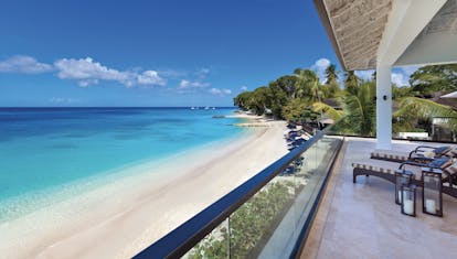 Sandpiper Barbados balcony overlooking beach