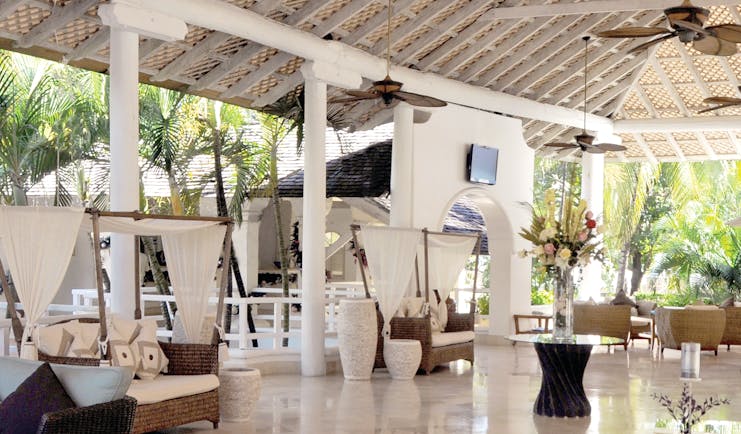 Turtle Beach Barbados hotel lobby indoor seating 