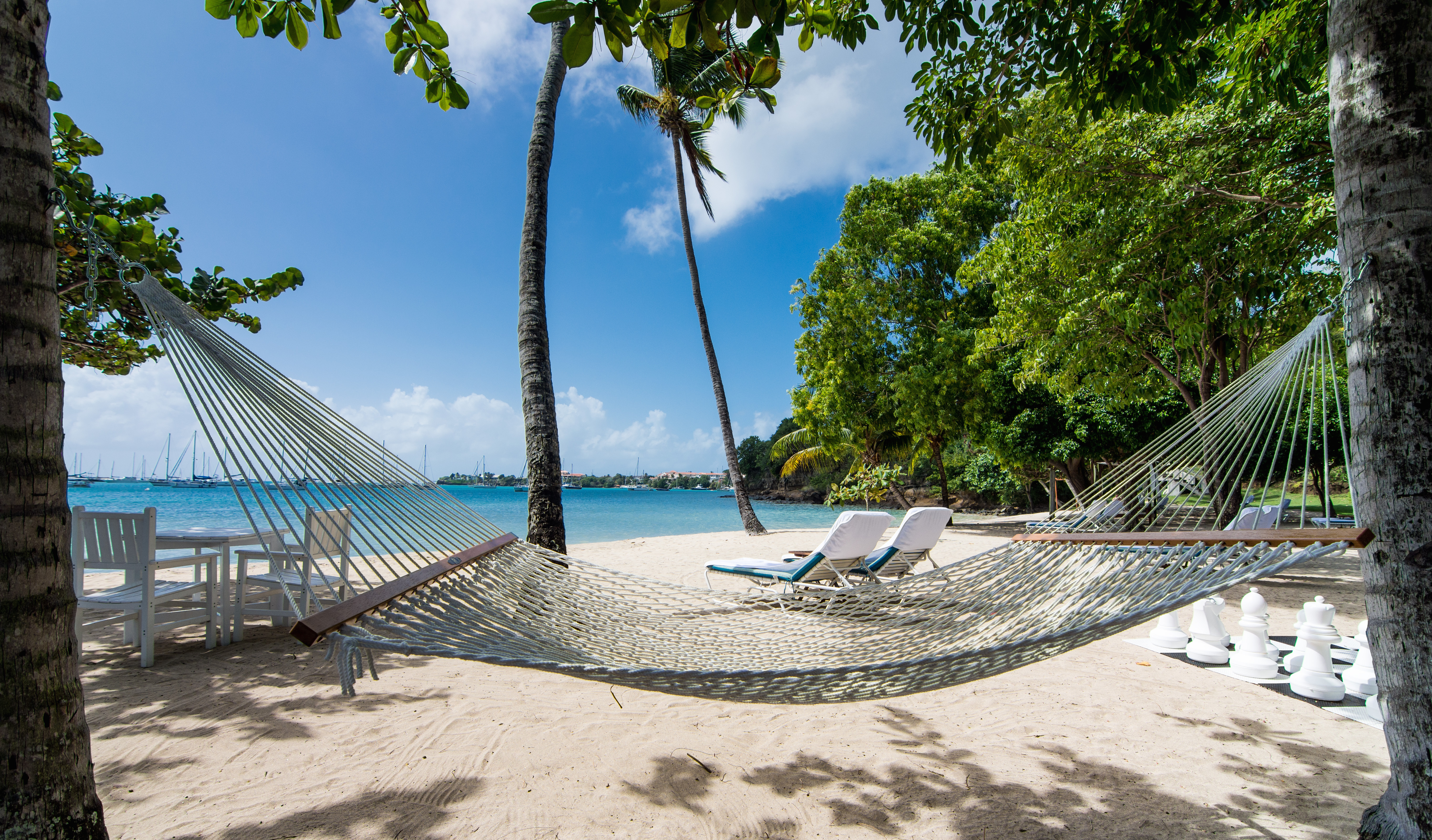 Hammock on beach