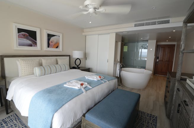 The Body Holiday St Lucia grand luxury ocean front suite free standing bath 