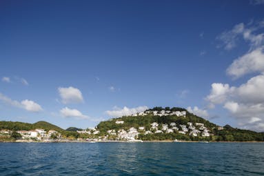 Windjammer Landing St Lucia view of island from the sea