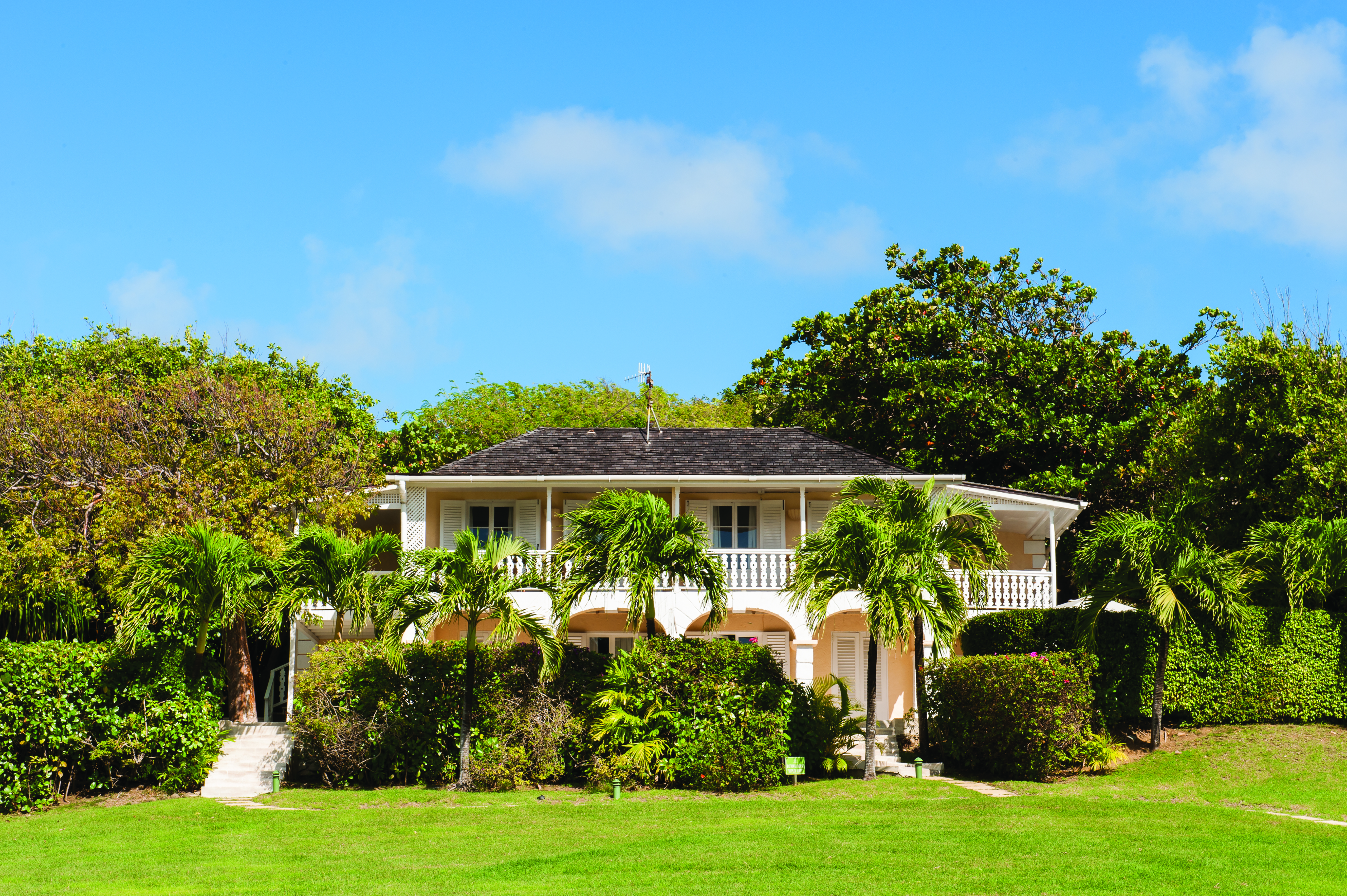 Cotton House St Vincent and the Grenadines exterior building surrounded by trees