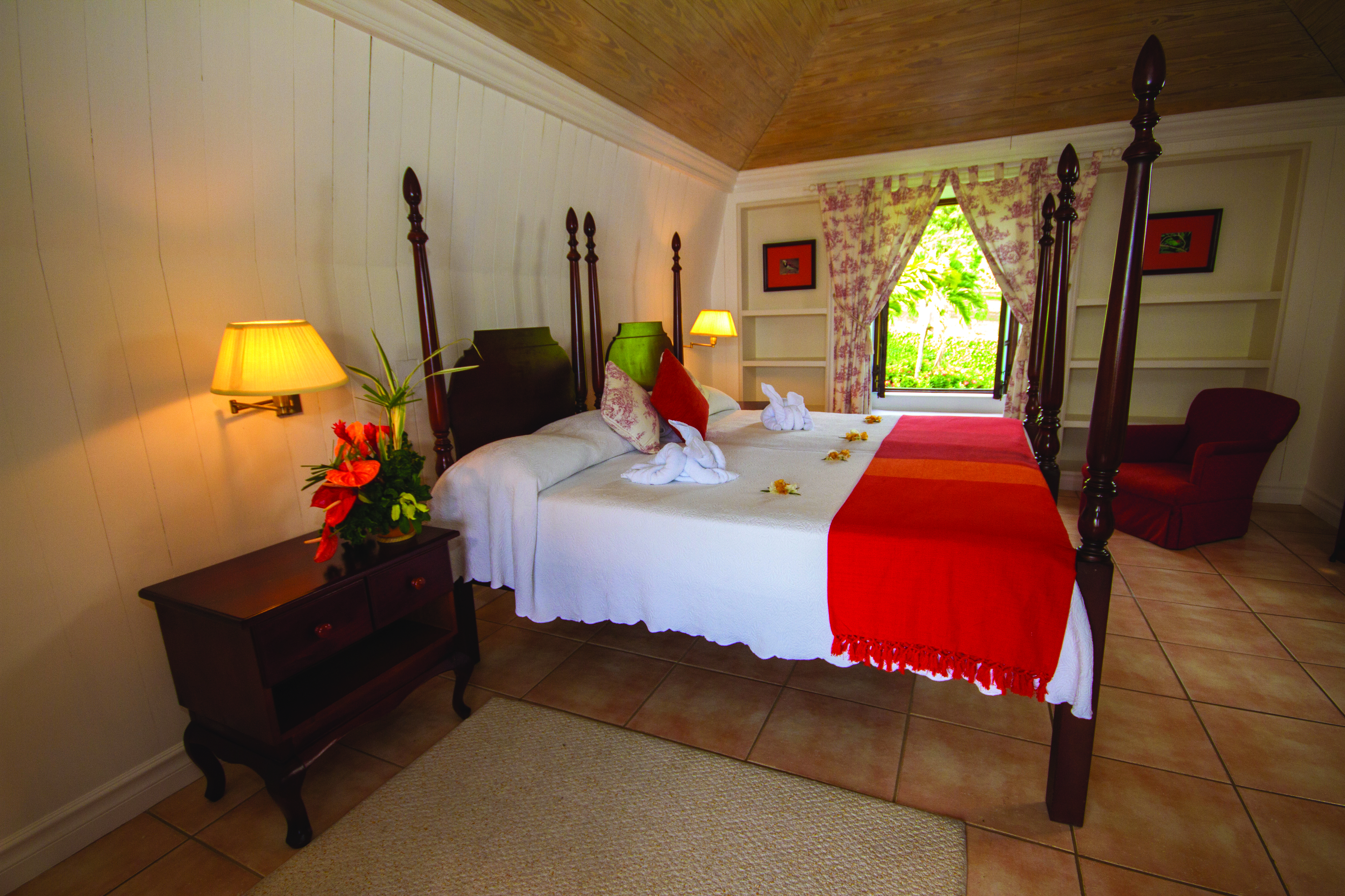 The Villas at Stonehaven Tobago villa bedroom upstairs master bedroom