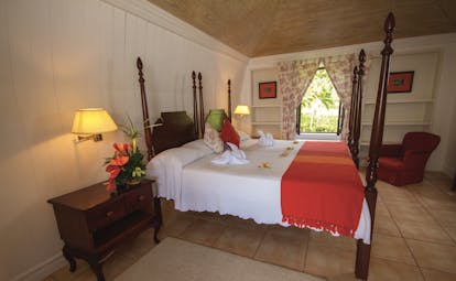 The Villas at Stonehaven Tobago villa bedroom upstairs master bedroom