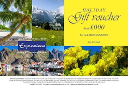 Holiday gift vouchers
