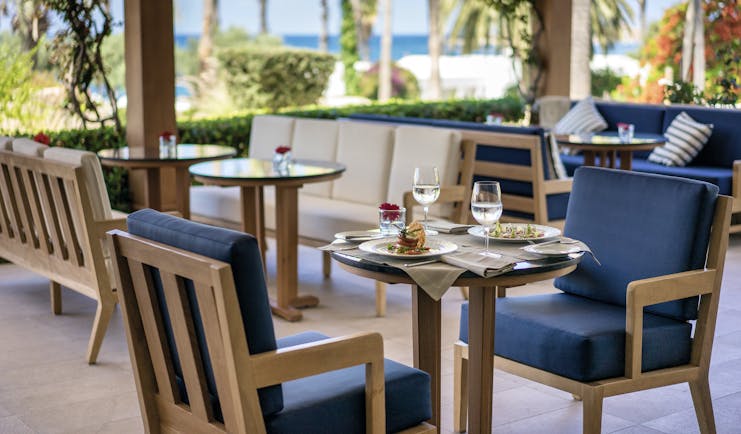Annabelle Hotel Cyprus restaurant Amorosa dining room with sea view