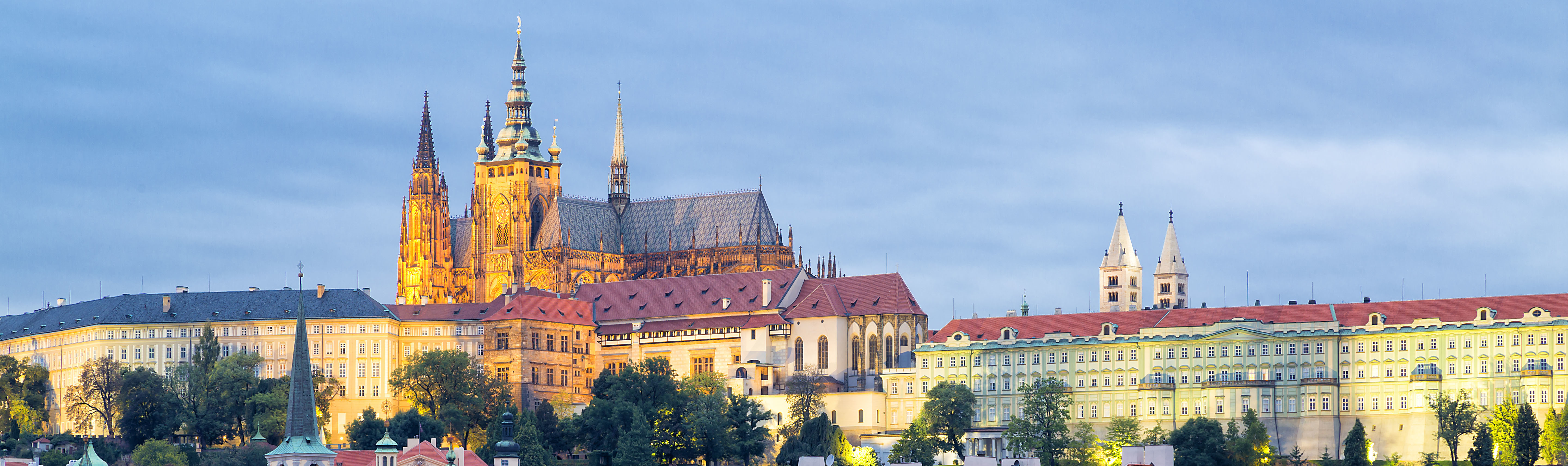 Prague historic buildings