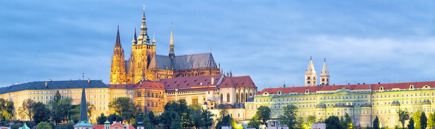 Prague historic buildings
