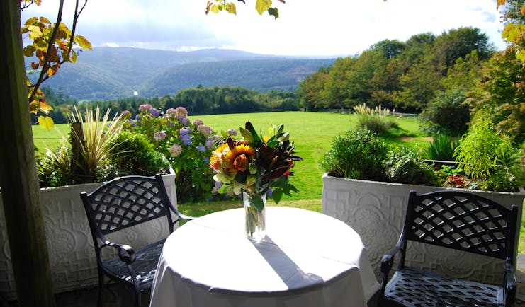 Horn of Plenty Devon autumn in the garden