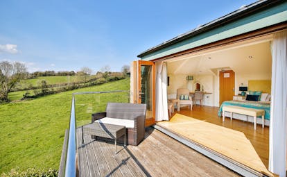 Horn of Plenty Devon wooden decking