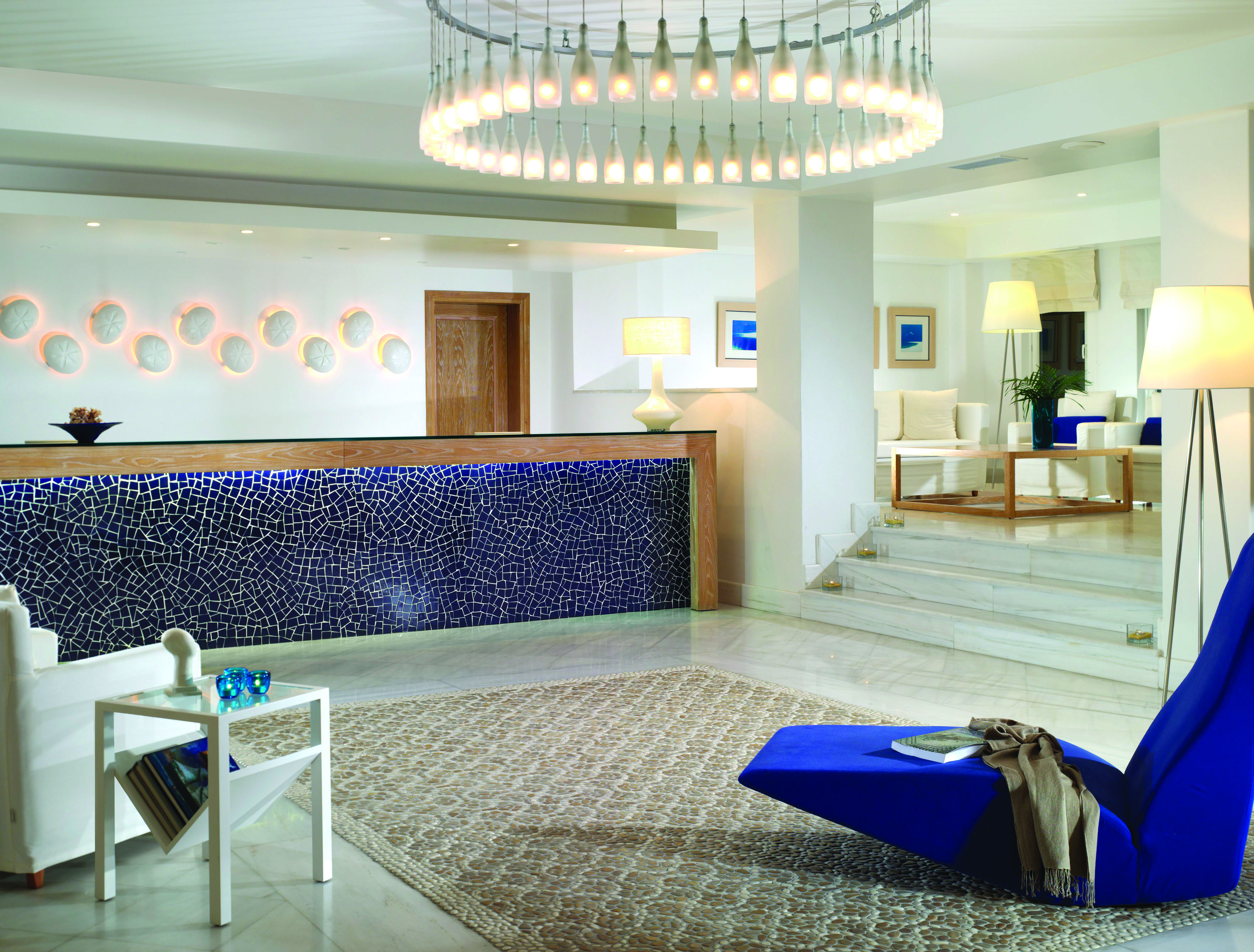 Petasos Beach Resort Greece lobby area with seating area
