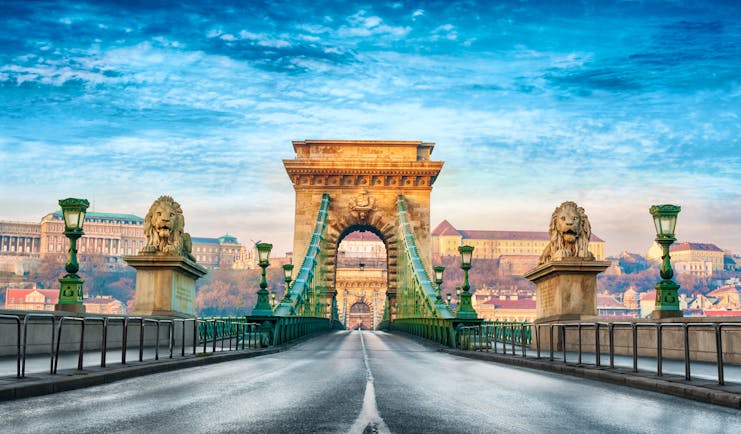 Hungary Budapest Chain Bridge